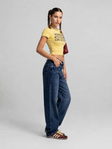 Baggy Mid-Waist Vintage Blue Jeans
