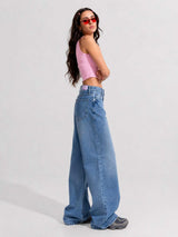 Baggy High-Waist Light Vintage Blue Jeans