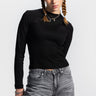 Basic Long Sleeve Top – Black