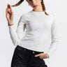 Basic Long Sleeve Top – White