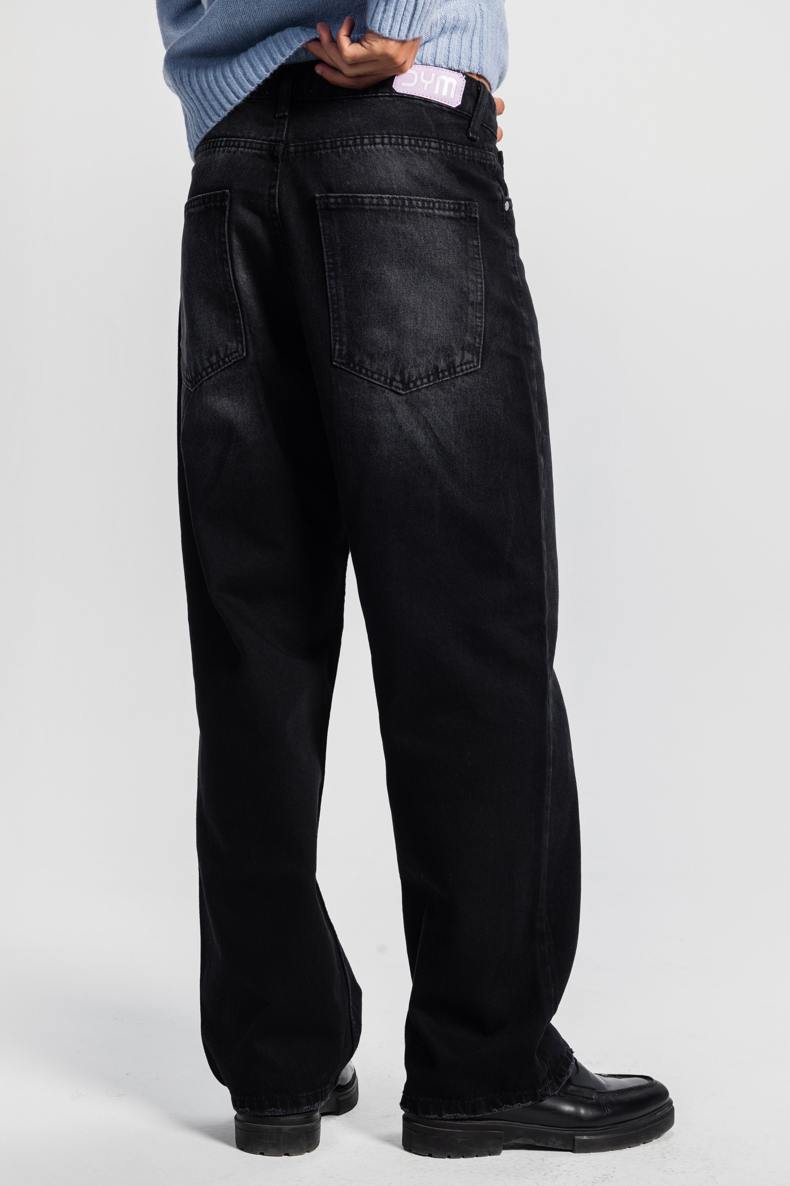Baggy – Washed Black Jeans