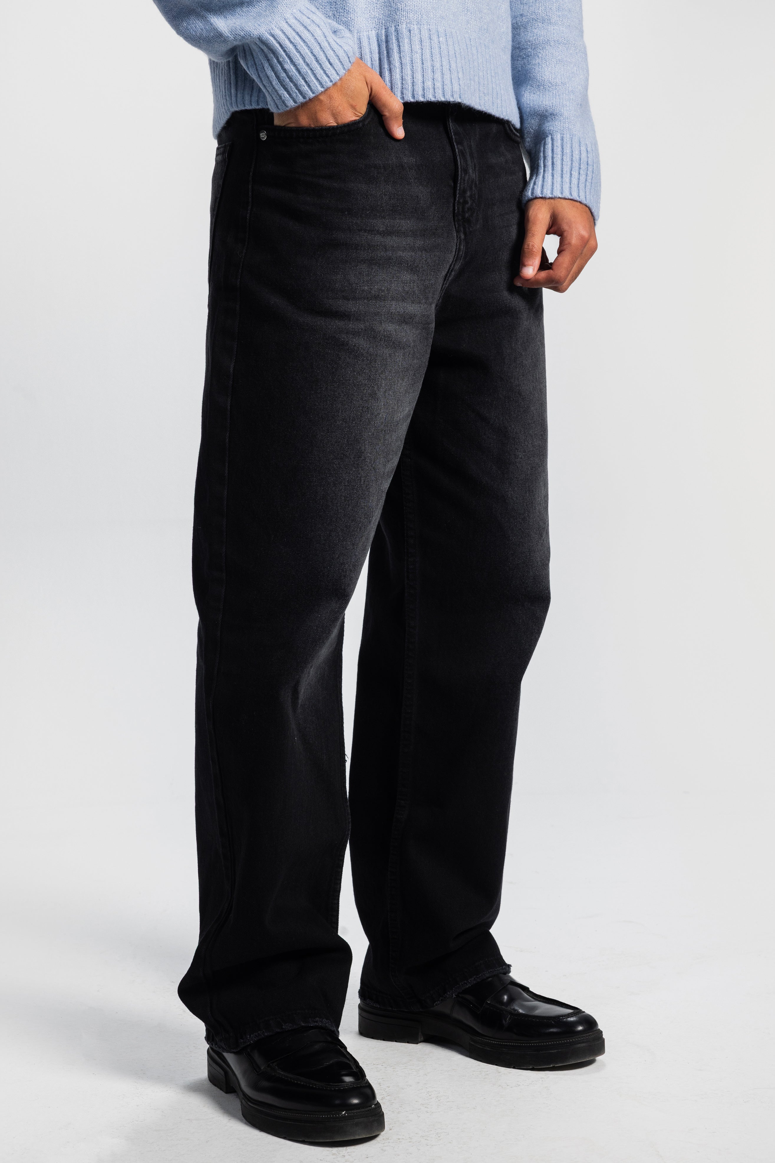 Baggy – Washed Black Jeans