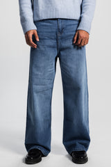 Super Baggy – Mid Blue Jeans