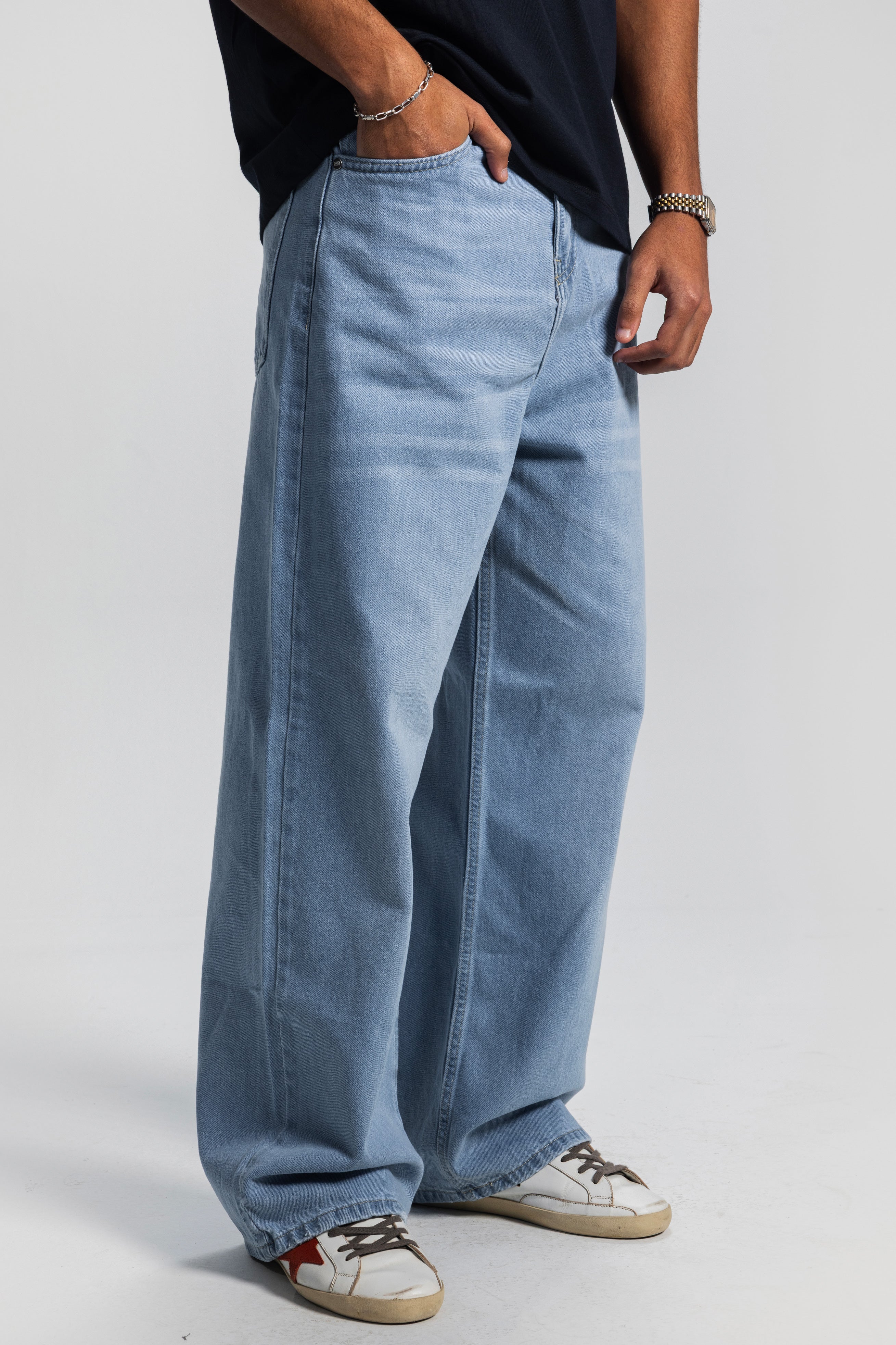 Super Baggy – Sky Blue Jeans