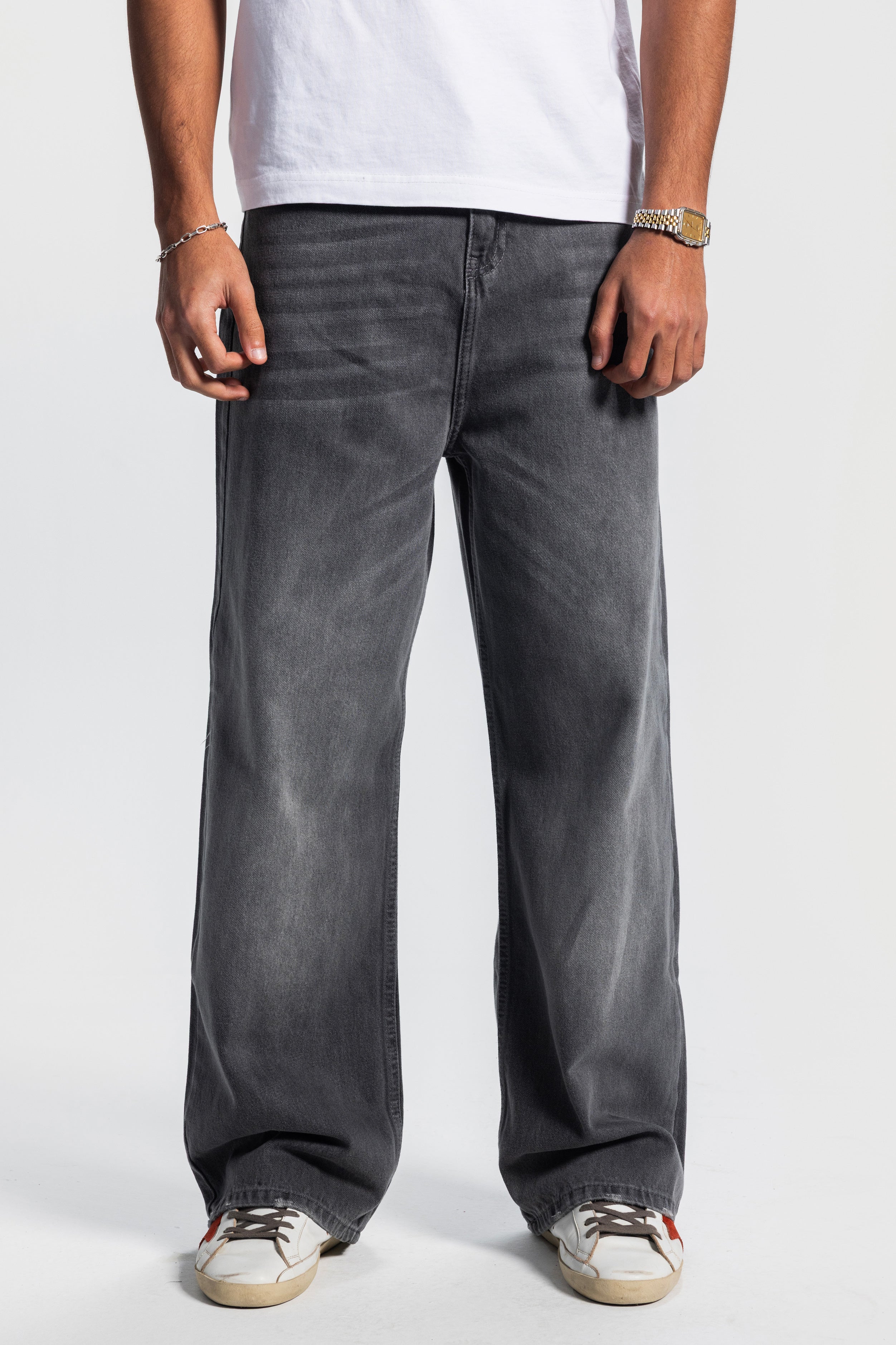 Super Baggy – Washed Grey Jeans