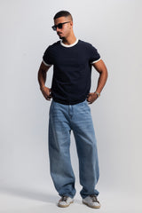 Skater – Mid Blue Jeans