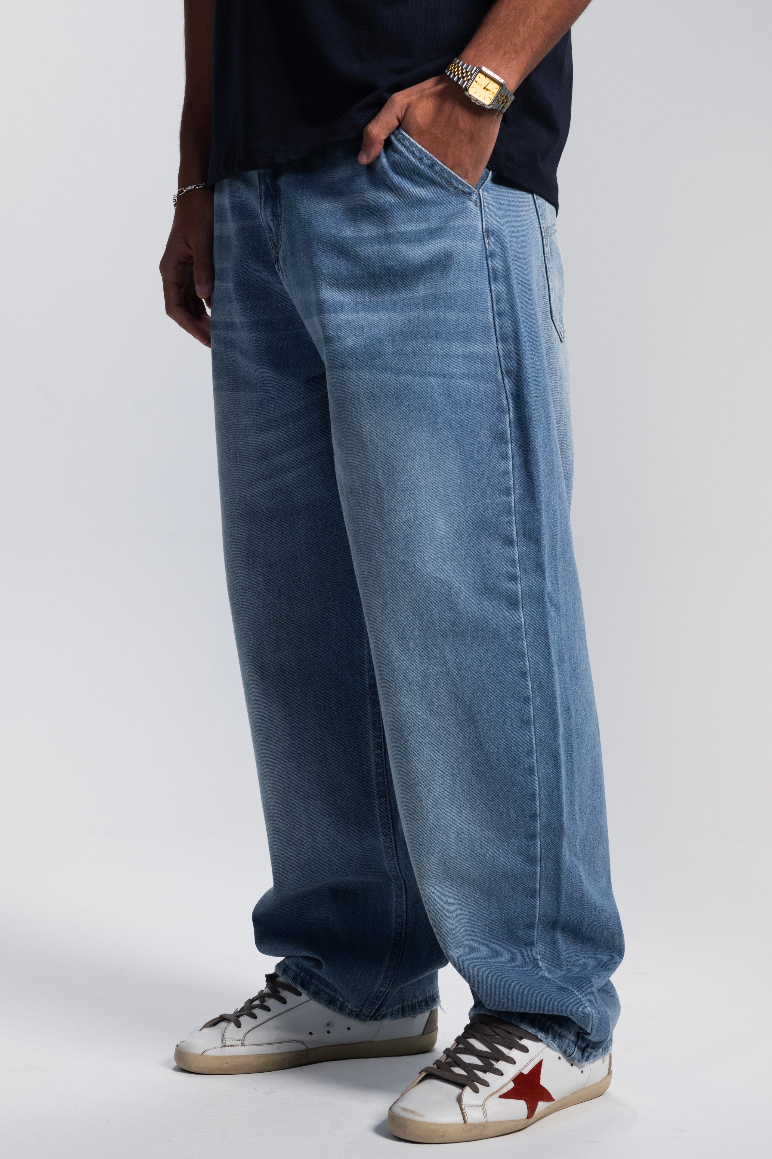 Skater – Mid Blue Jeans