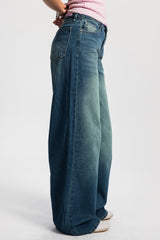 Baggy – Mid-Rise Vintage Washed Green Jeans