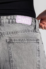 Baggy – Low-Waist Light Grey Jeans