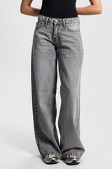 Baggy – Low-Waist Light Grey Jeans