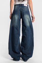 Baggy – Low-Waist Washed Vintage Green Jeans