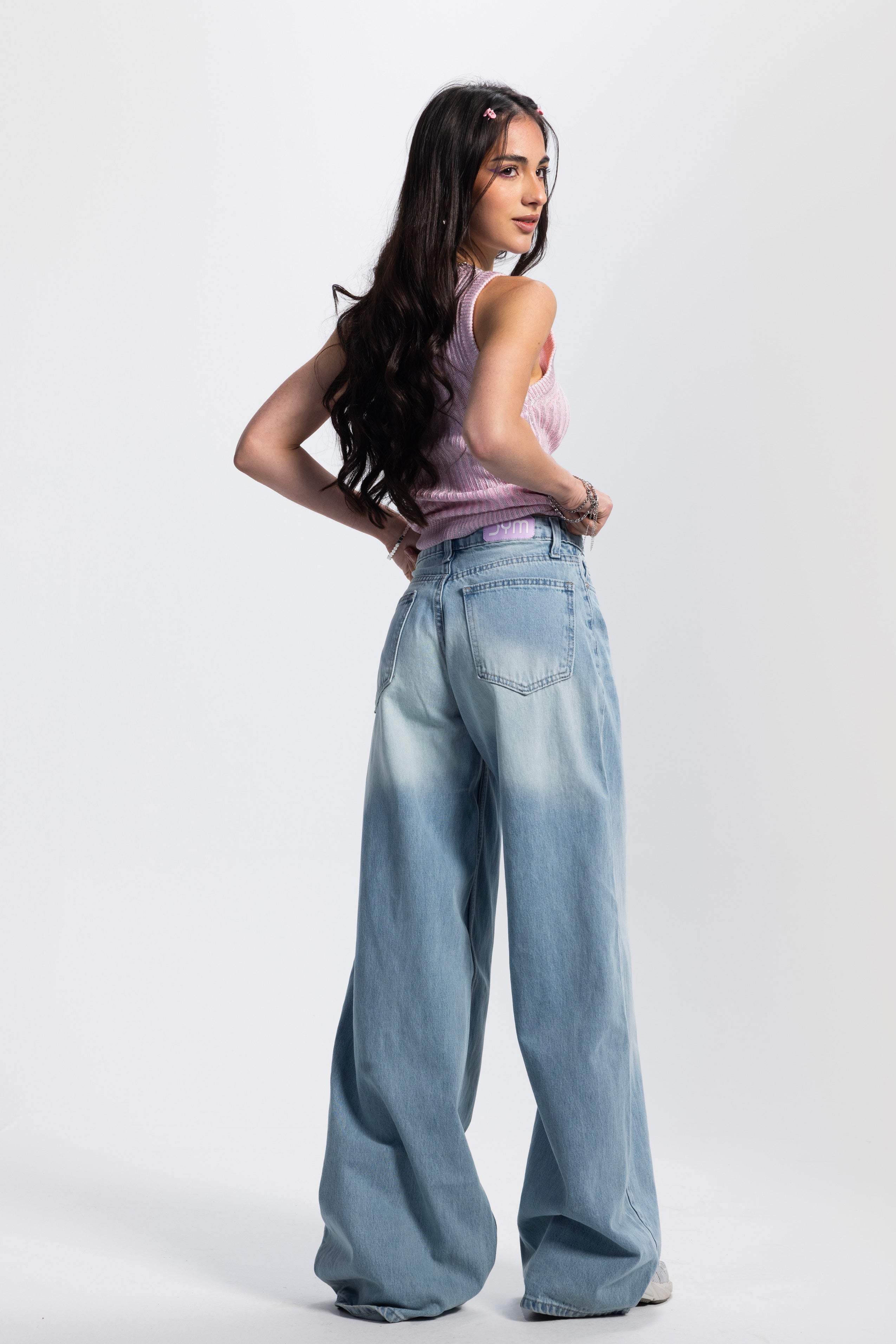 Ultra Baggy – Low-Waist Light Vintage Blue Jeans