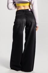 Relaxed Baggy – Low-Waist Washed Dark Grey Jeans
