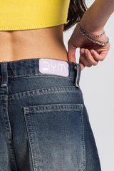 Relaxed Baggy – Low-Waist Dark Vintage Blue Jeans