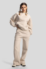Oversized Hoodie – Beige