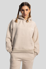 Oversized Hoodie – Beige