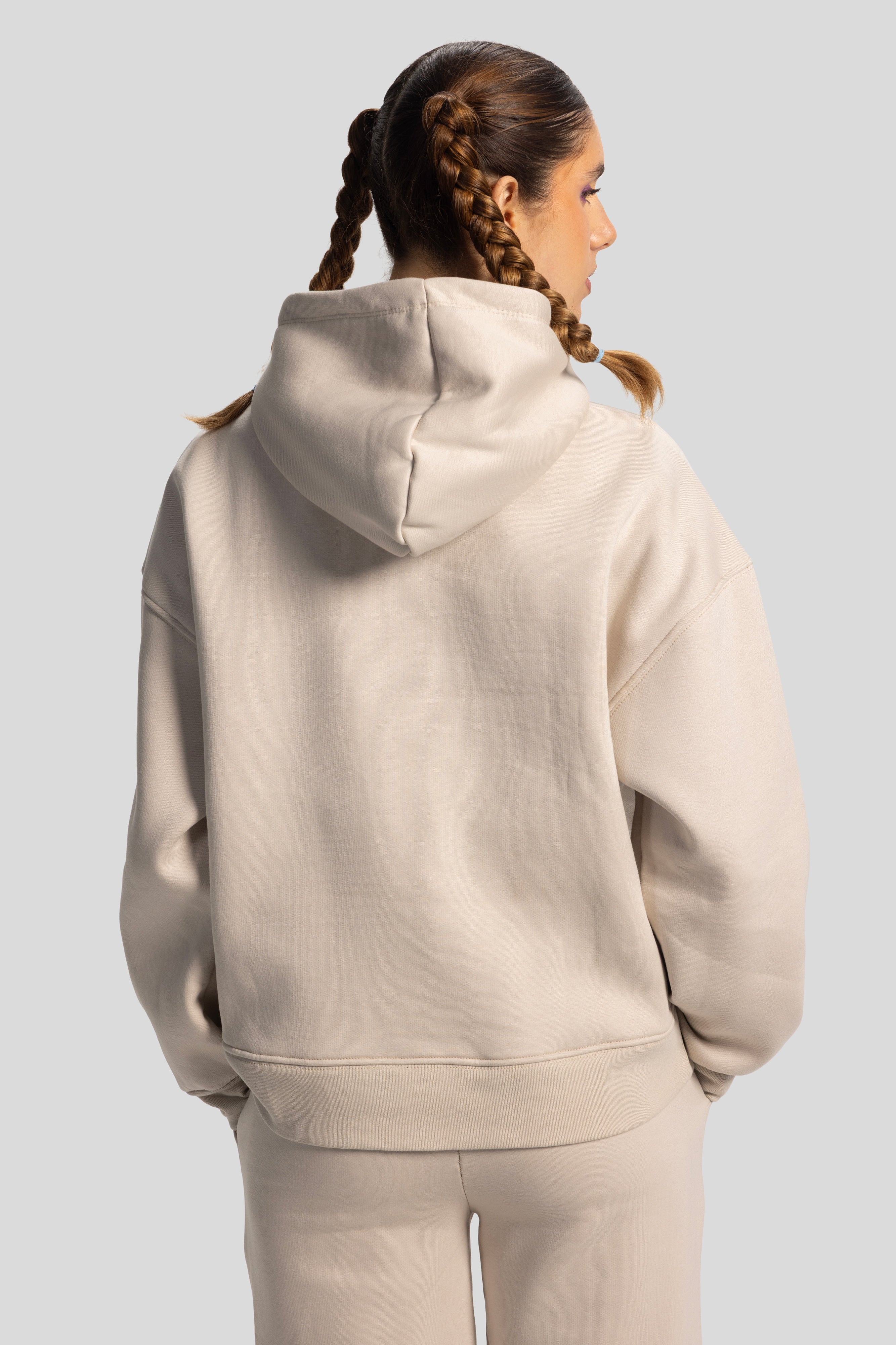 Oversized Hoodie – Beige