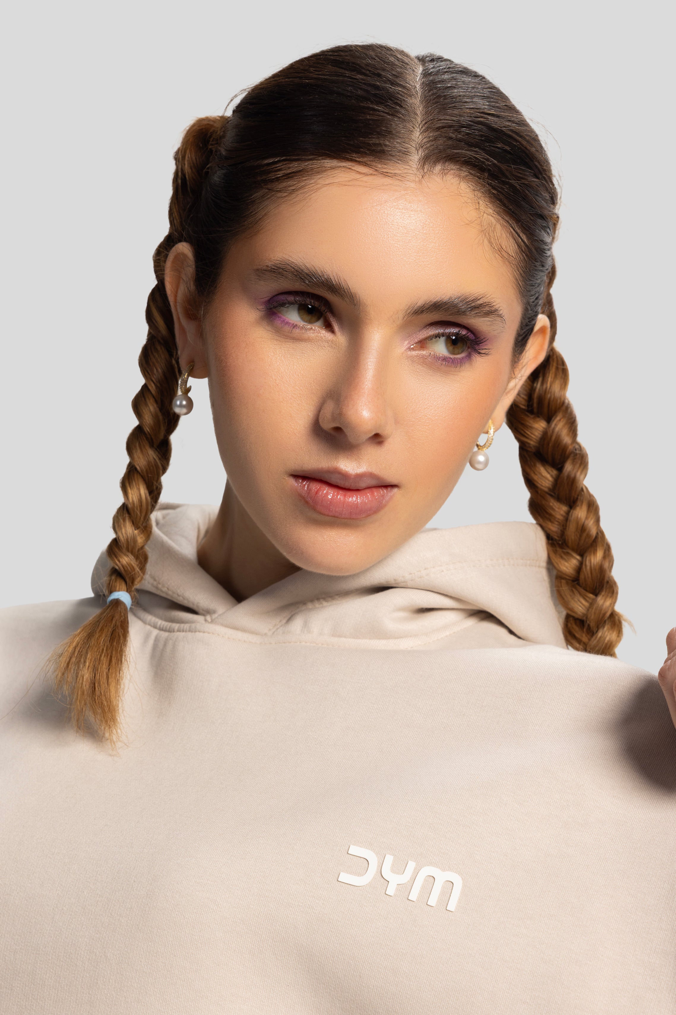 Oversized Hoodie – Beige