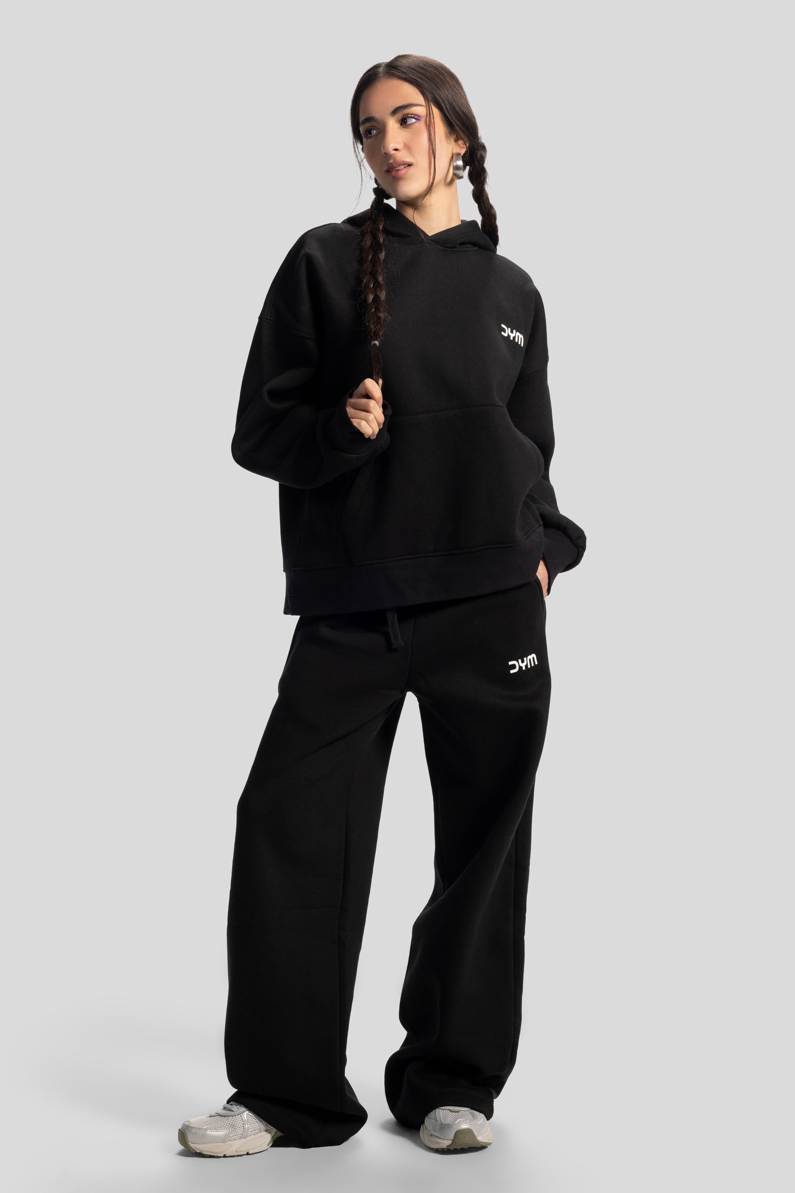 Oversized Hoodie – Black