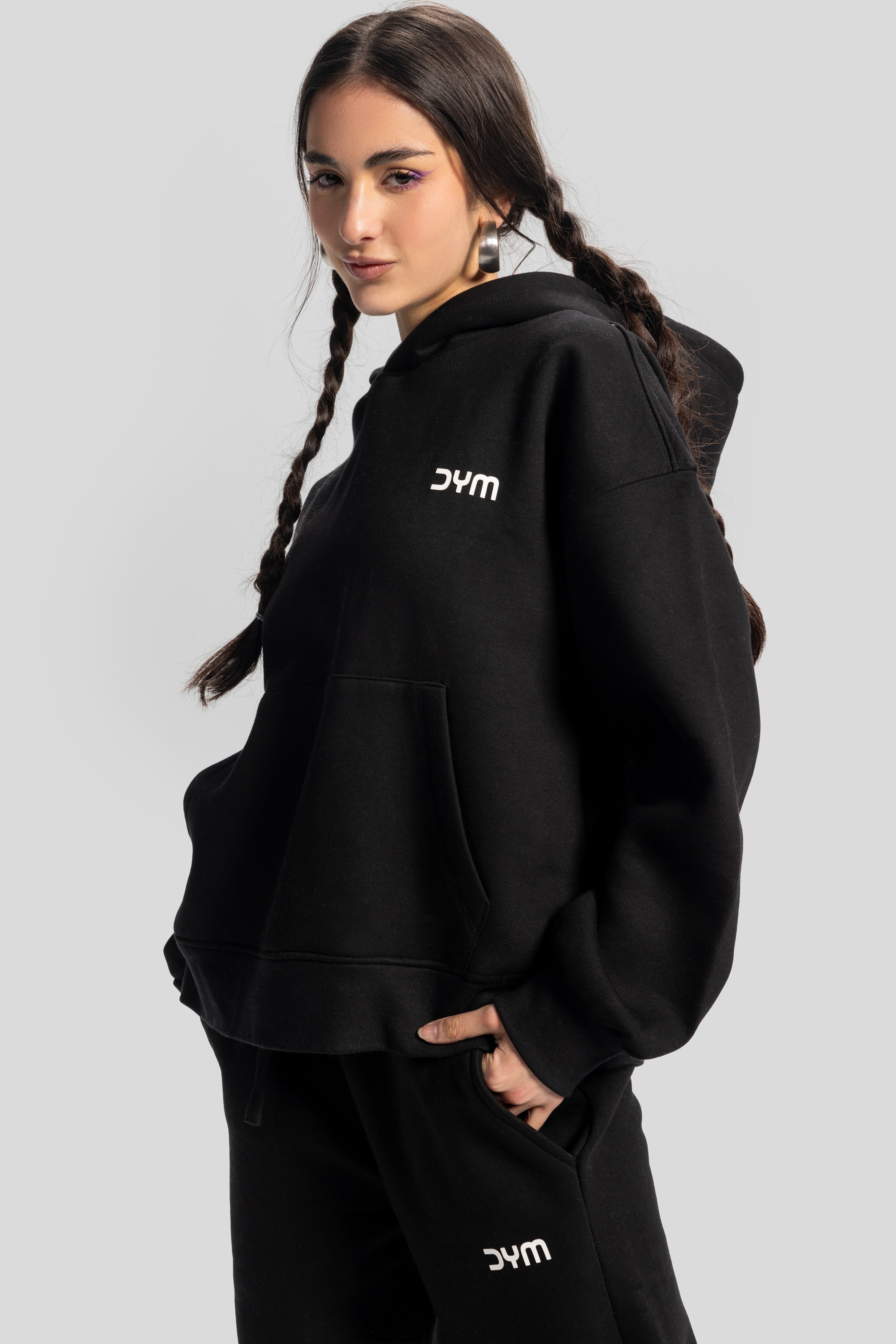 Oversized Hoodie – Black