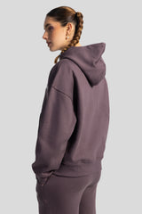 Oversized Hoodie – Dark Mauve