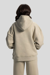 Oversized Hoodie – Ecru White
