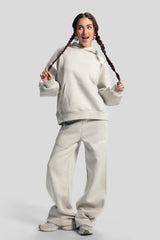 Oversized Hoodie – Light Grey