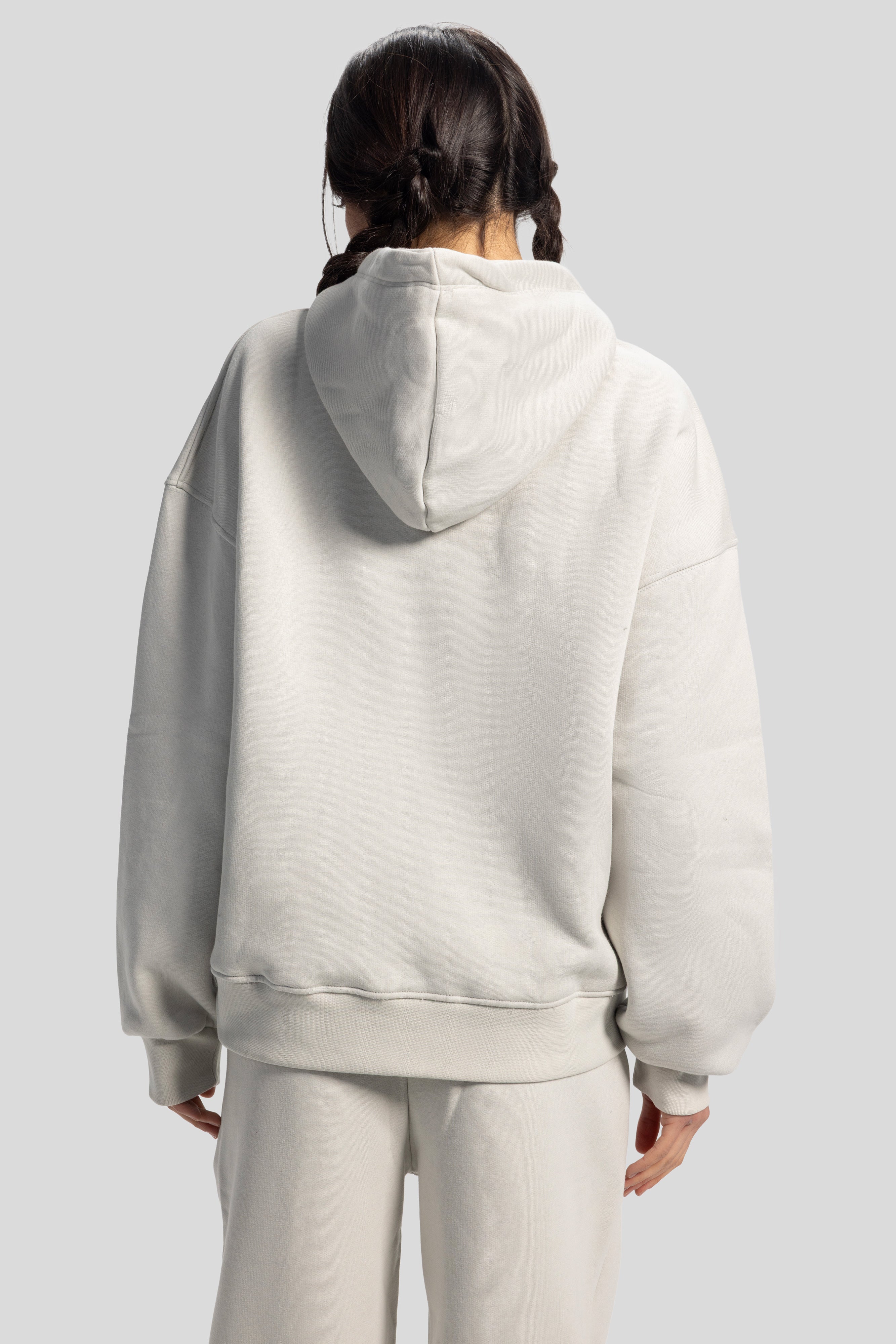 Oversized Hoodie – Light Grey
