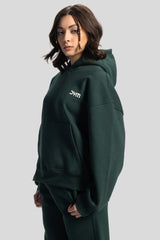 Oversized Hoodie – Dark Green