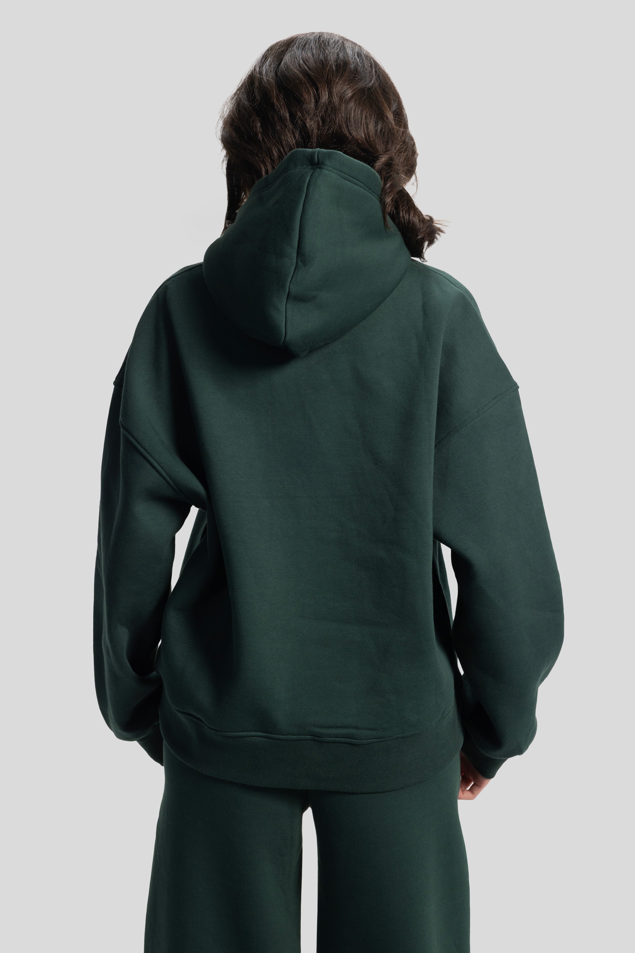 Oversized Hoodie – Dark Green