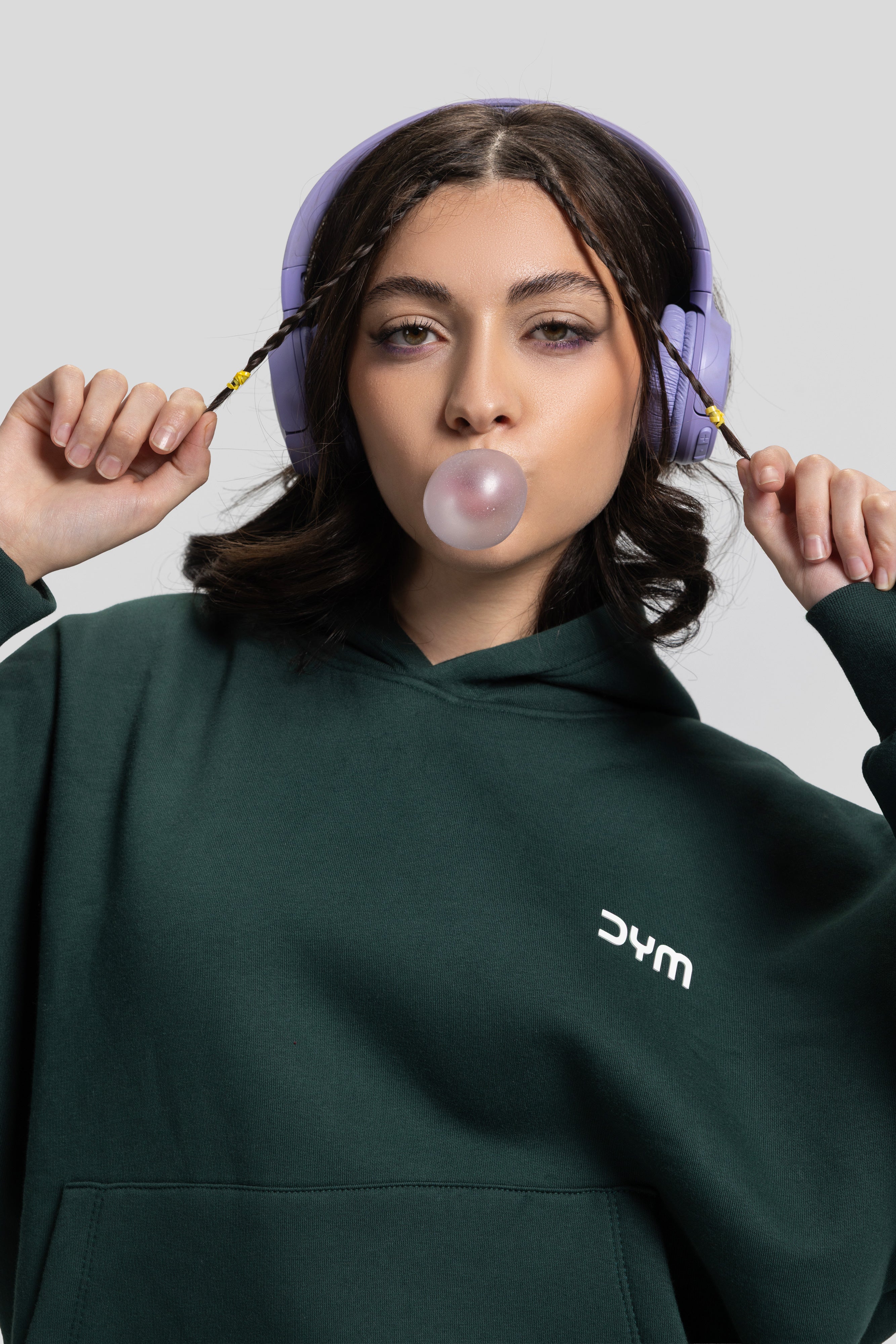 Oversized Hoodie – Dark Green