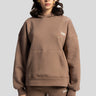 Oversized Hoodie – Soft Brown