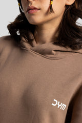 Oversized Hoodie – Soft Brown