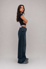 Ultra Baggy Low-Waist Vintage Blue Jeans