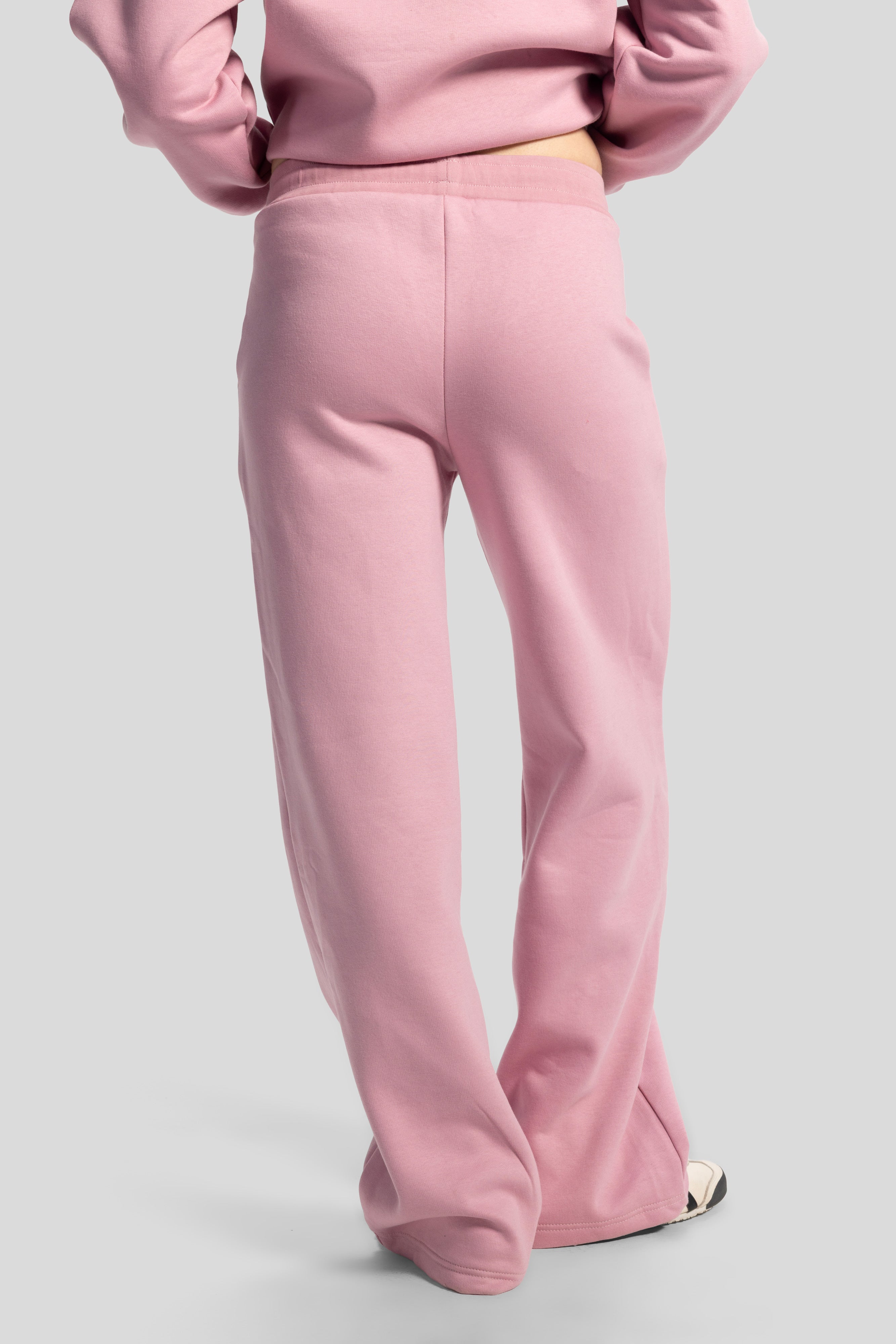 Wide-Leg Sweatpants – Pink